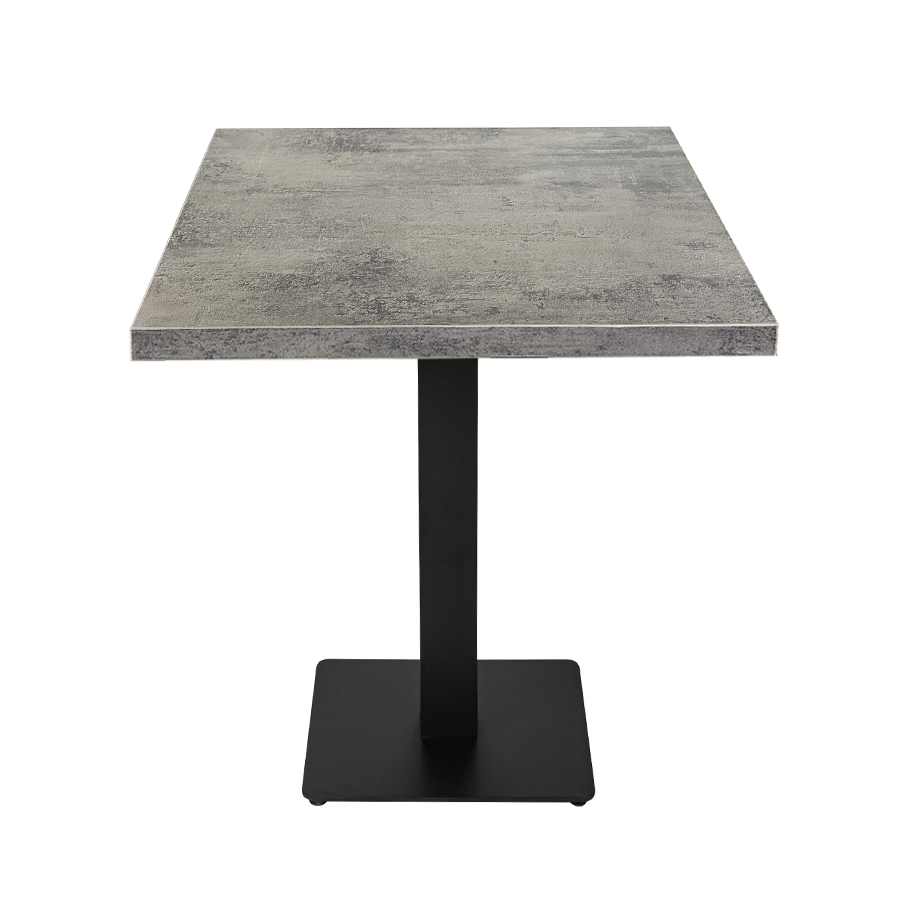 Mora Restaurant Tisch Grau Betonoptik 60x60cm