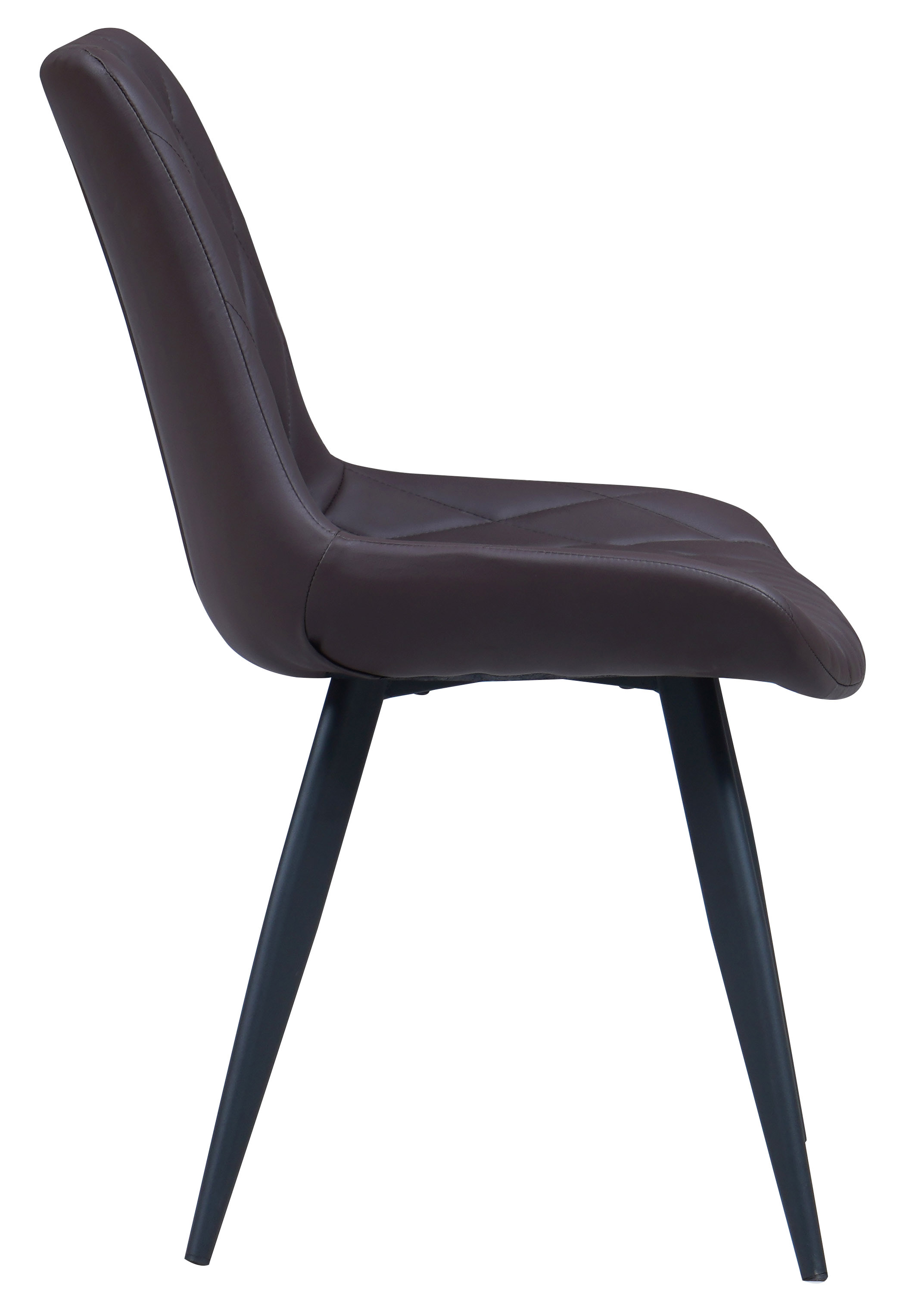 Gastronomie Stuhl Minu Kunstleder Dunkelbraun