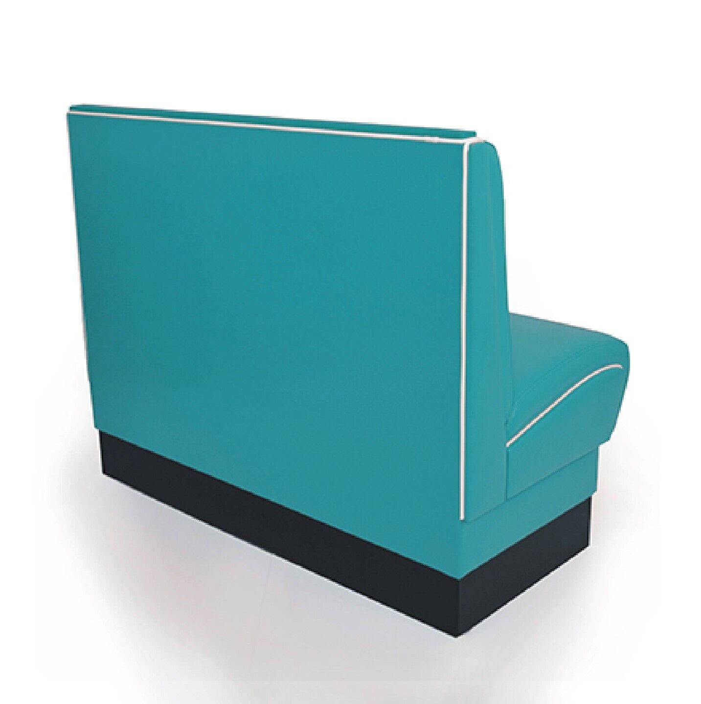 American Diner Set II Omaha Türkis matt - schwarzer Tisch