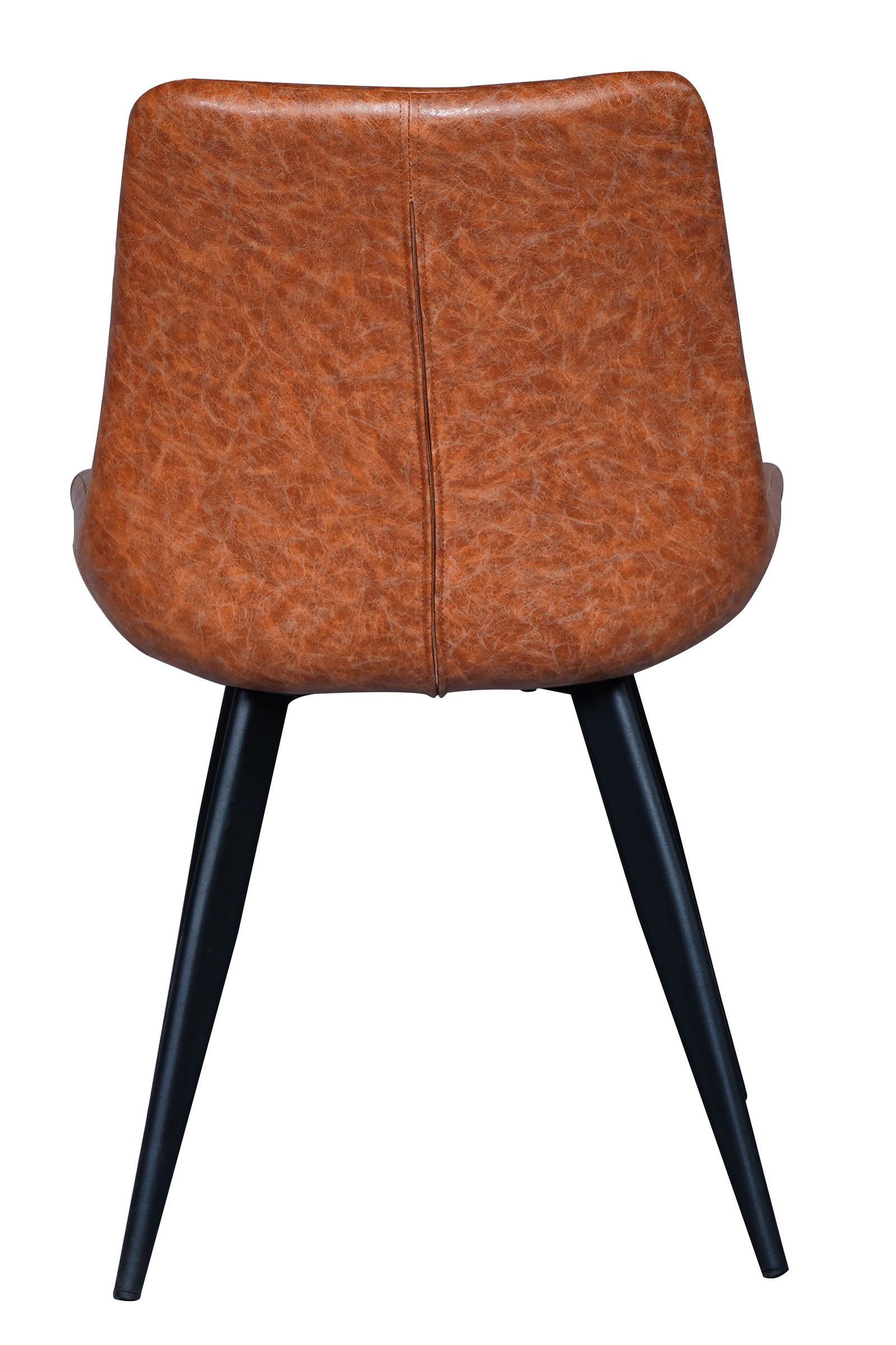 Gastronomie Stuhl Minu Kunstleder Alt Braun