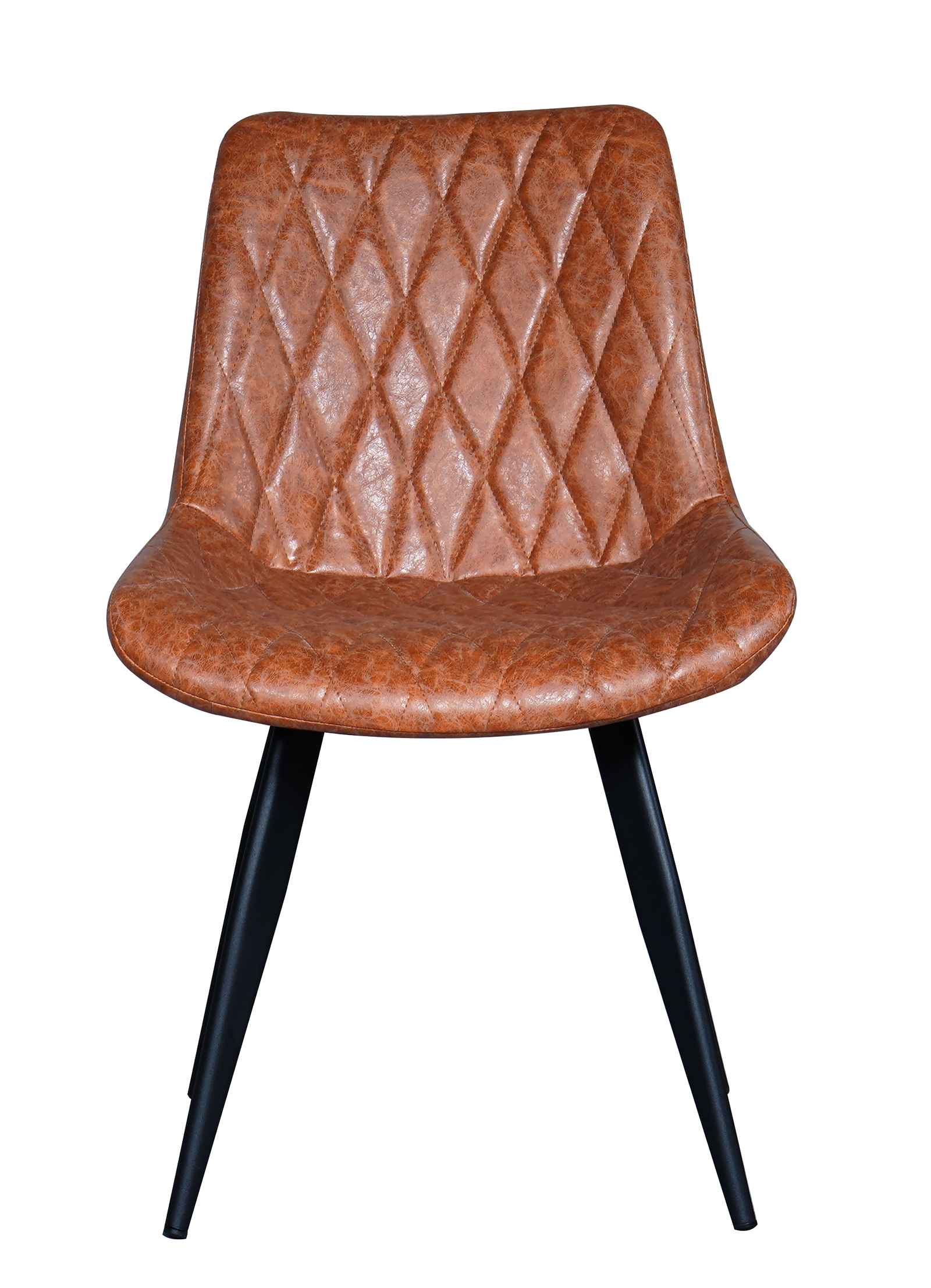 Gastronomie Stuhl Minu Kunstleder Alt Braun