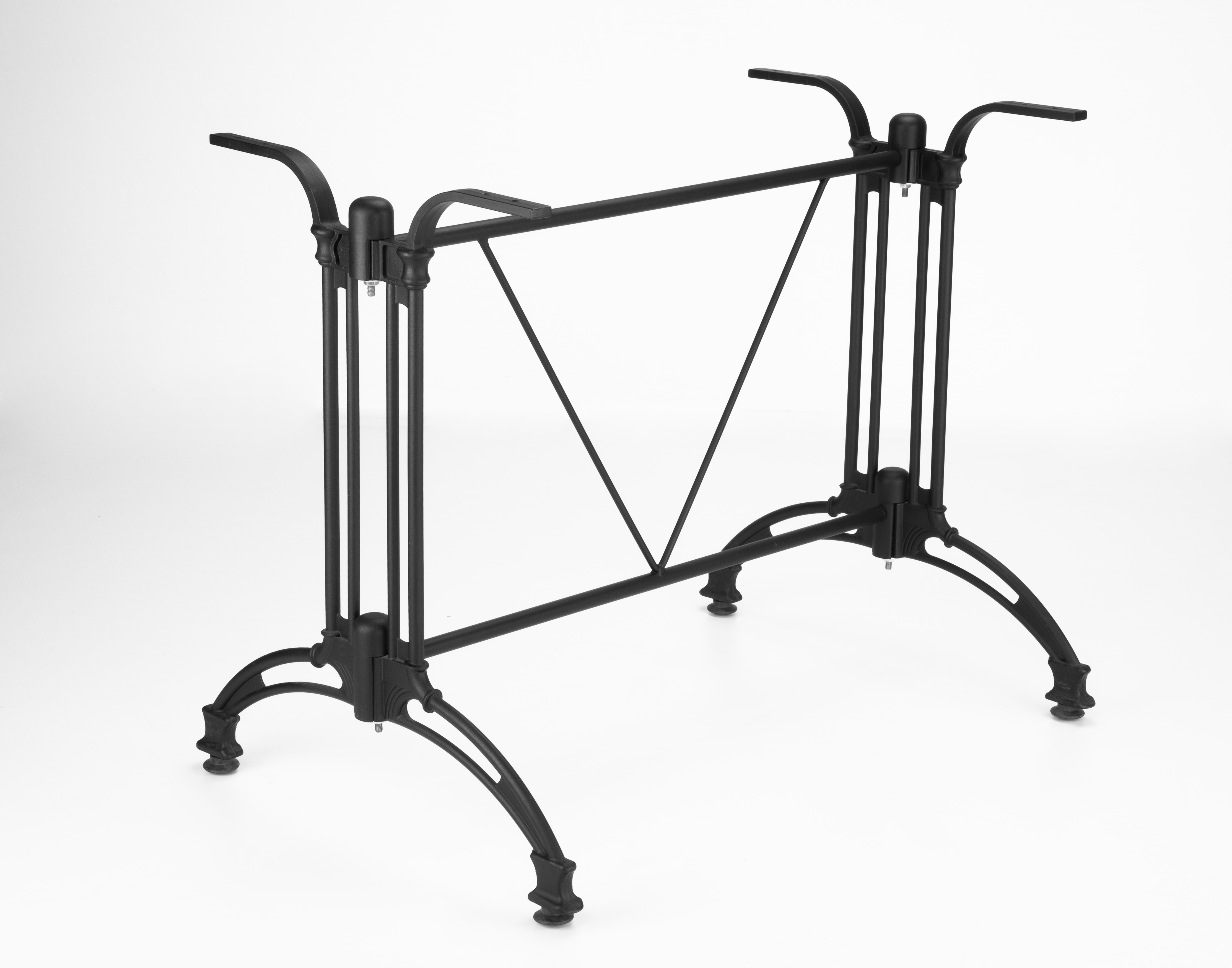  Restaurant Gastronomie Tischgestell TTB3 schwarz und weiss