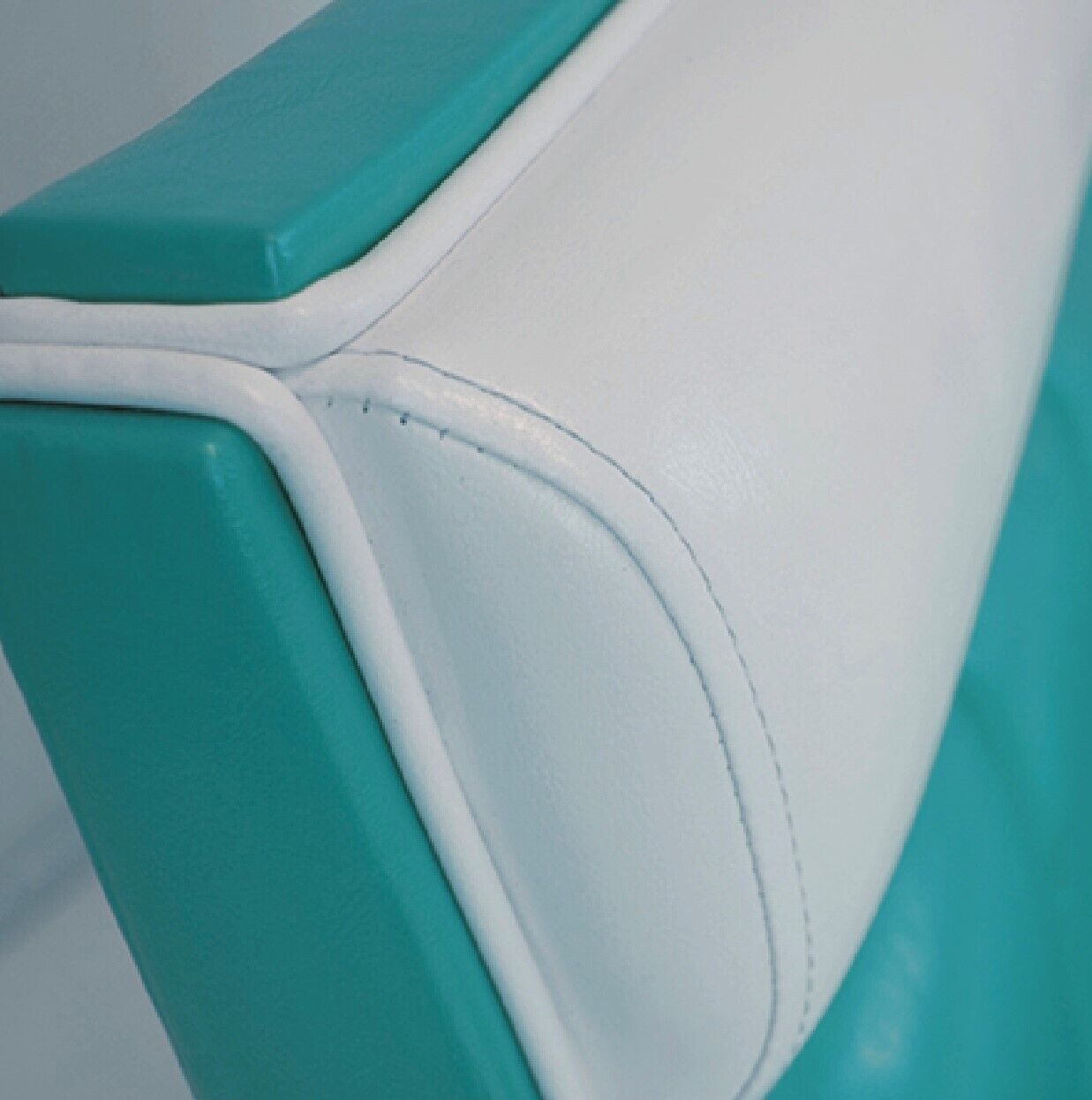 American Diner Set II Madison Türkis glänzend - schwarzer Tisch