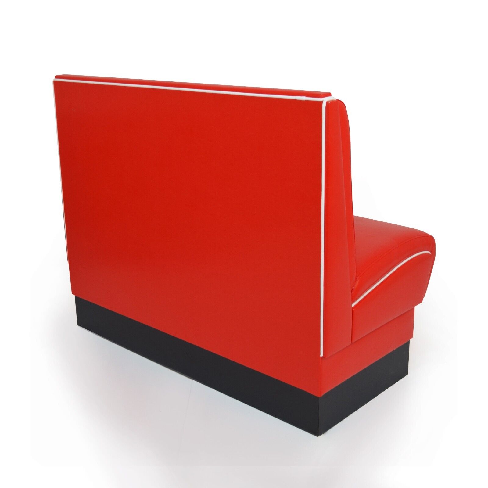 American Diner Set II Omaha Rot glänzend - weißer Tisch