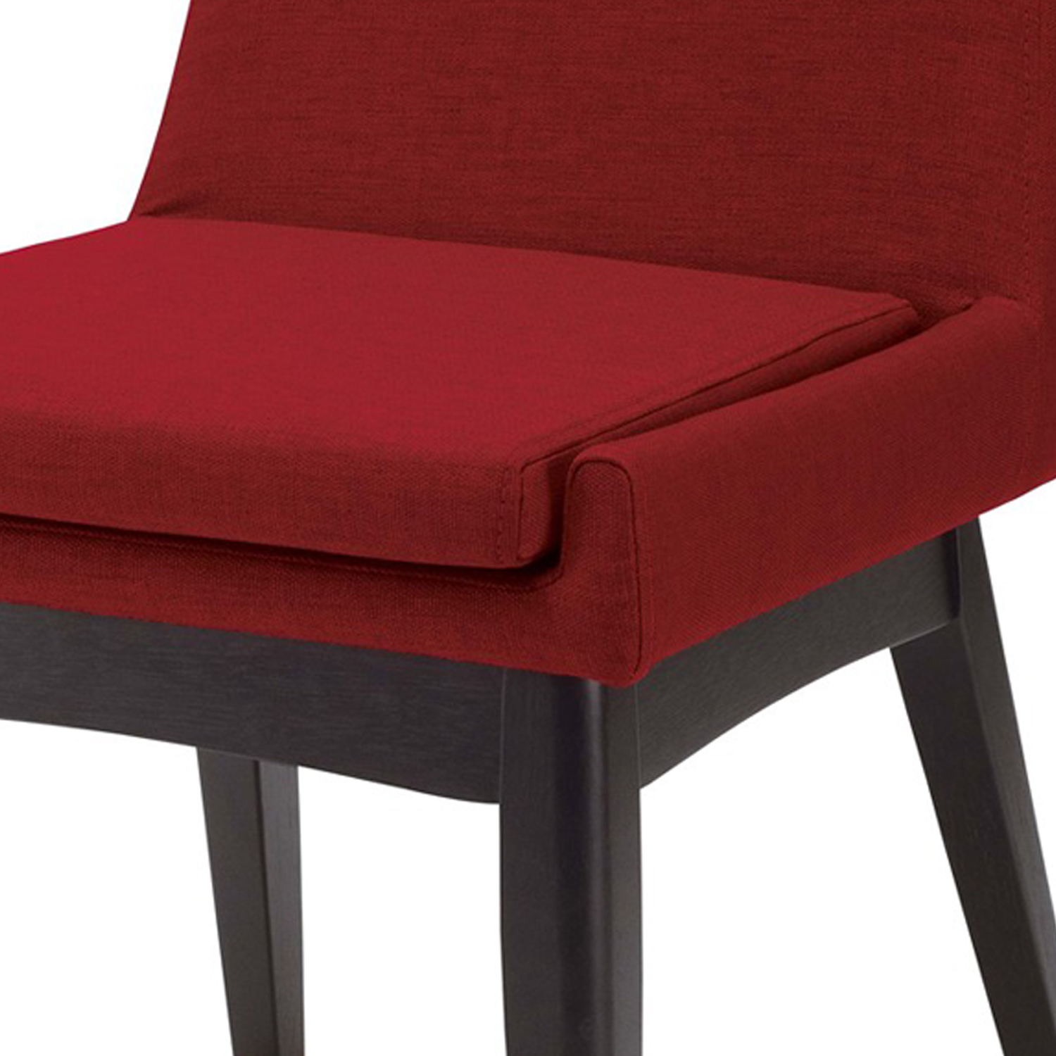 Loungestuhl Chano Rot Beine Massivholz