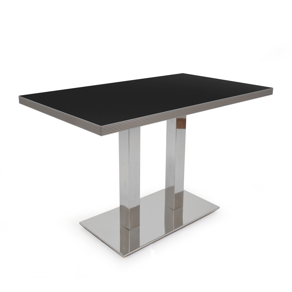 American Diner Set II Madison Türkis glänzend - schwarzer Tisch