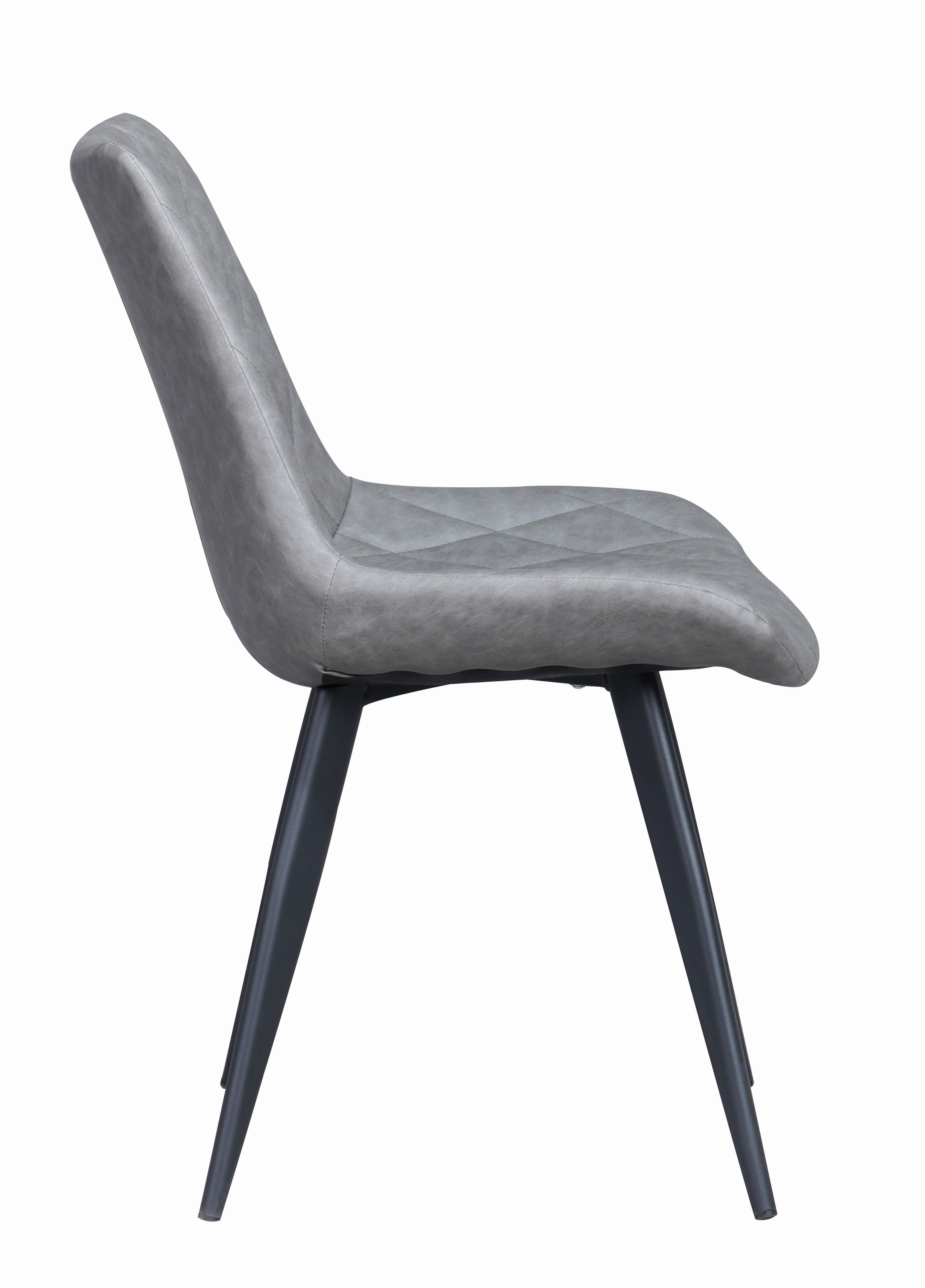 Gastronomie Stuhl Minu Kunstleder Grau