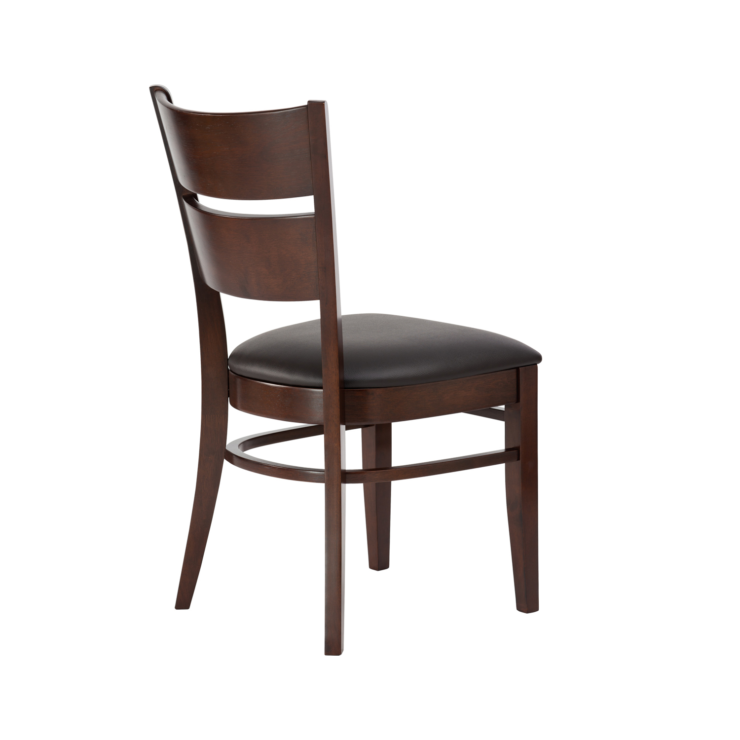 Restaurant Stuhl Kelly Kunstleder Kolonialbraun - montiert