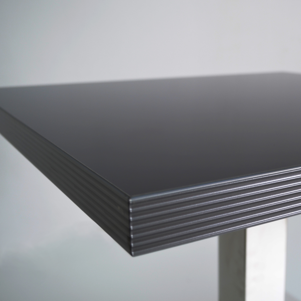 American Diner Set II Madison Türkis glänzend - schwarzer Tisch