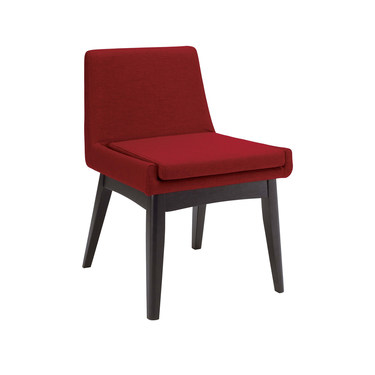 Loungestuhl Chano Rot Beine Massivholz