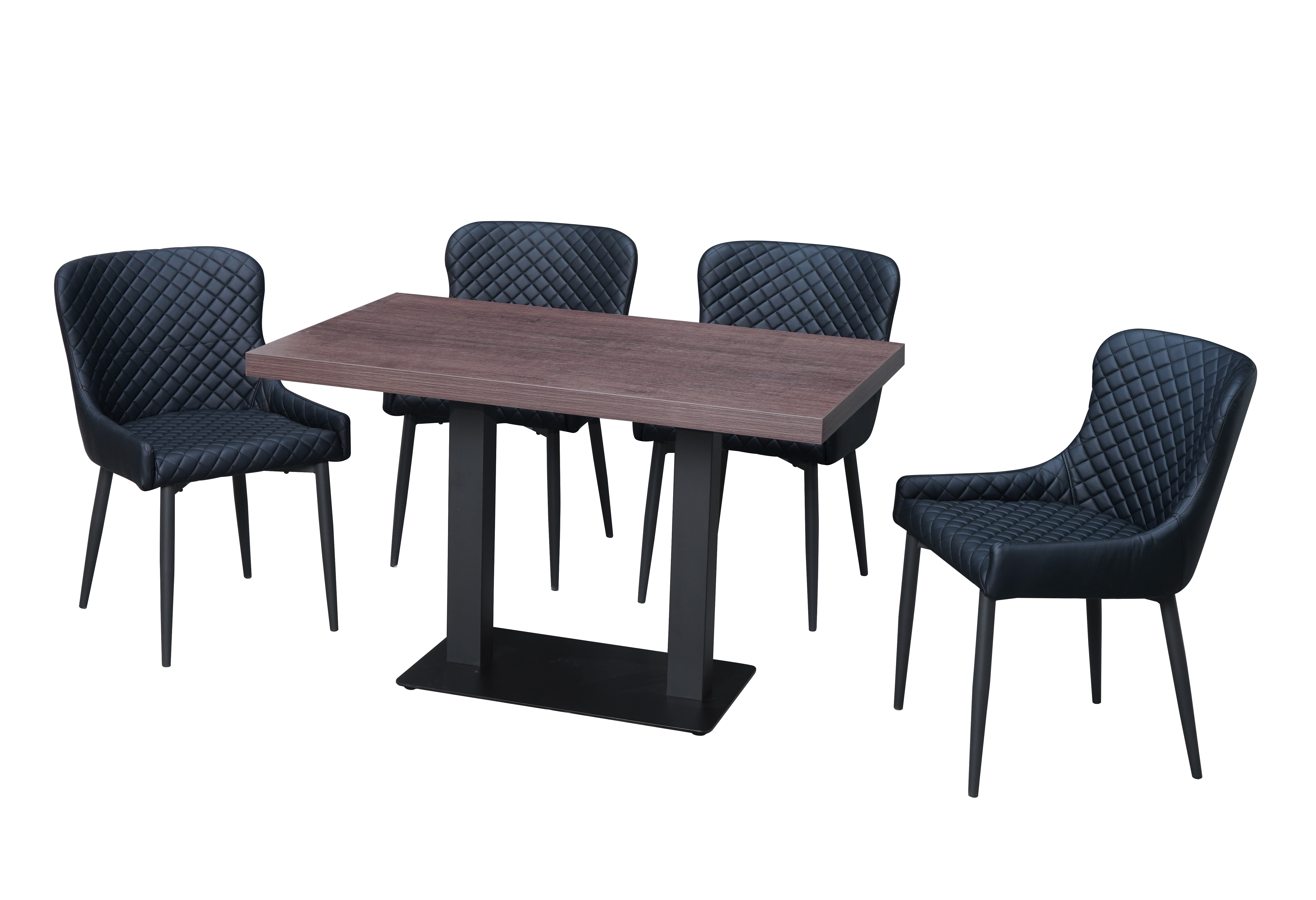 Gastro Polsterstuhl Paulus Kunstleder Schwarz