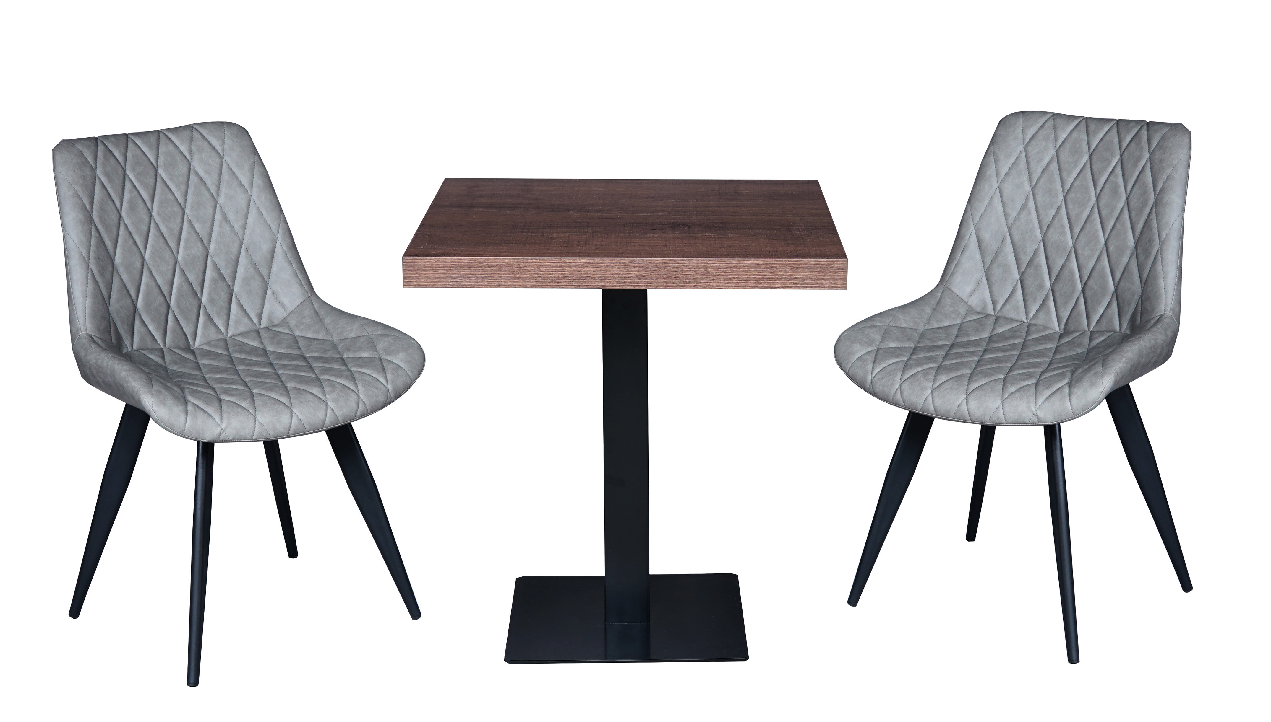 Gastronomie Stuhl Minu Kunstleder Grau